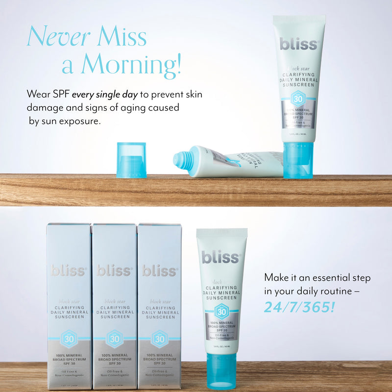 Block Star Clarifying Mineral Sunscreen SPF 30 product benefits 