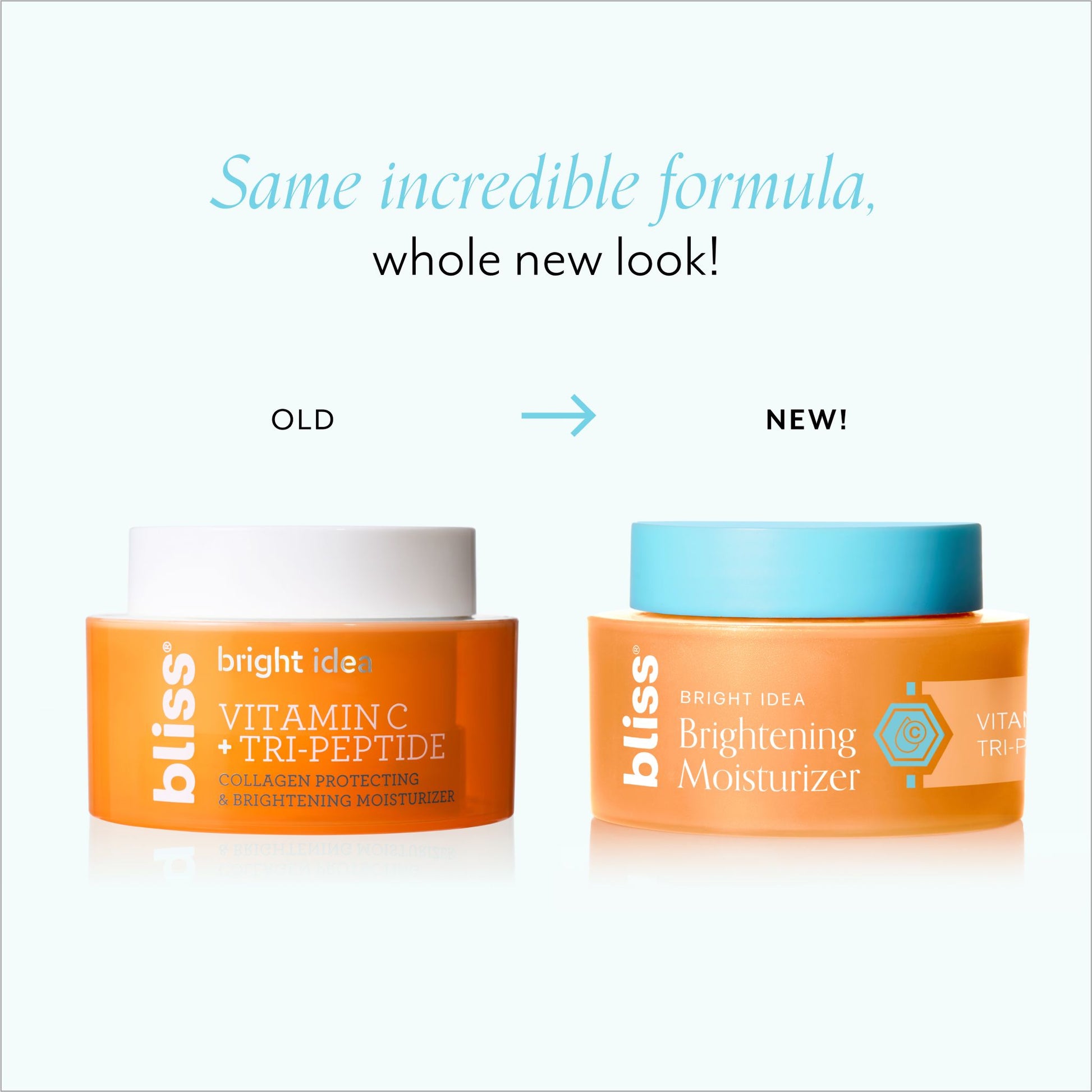 bright idea moisturizer - new packaging