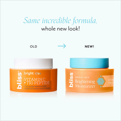 bright idea moisturizer - new packaging