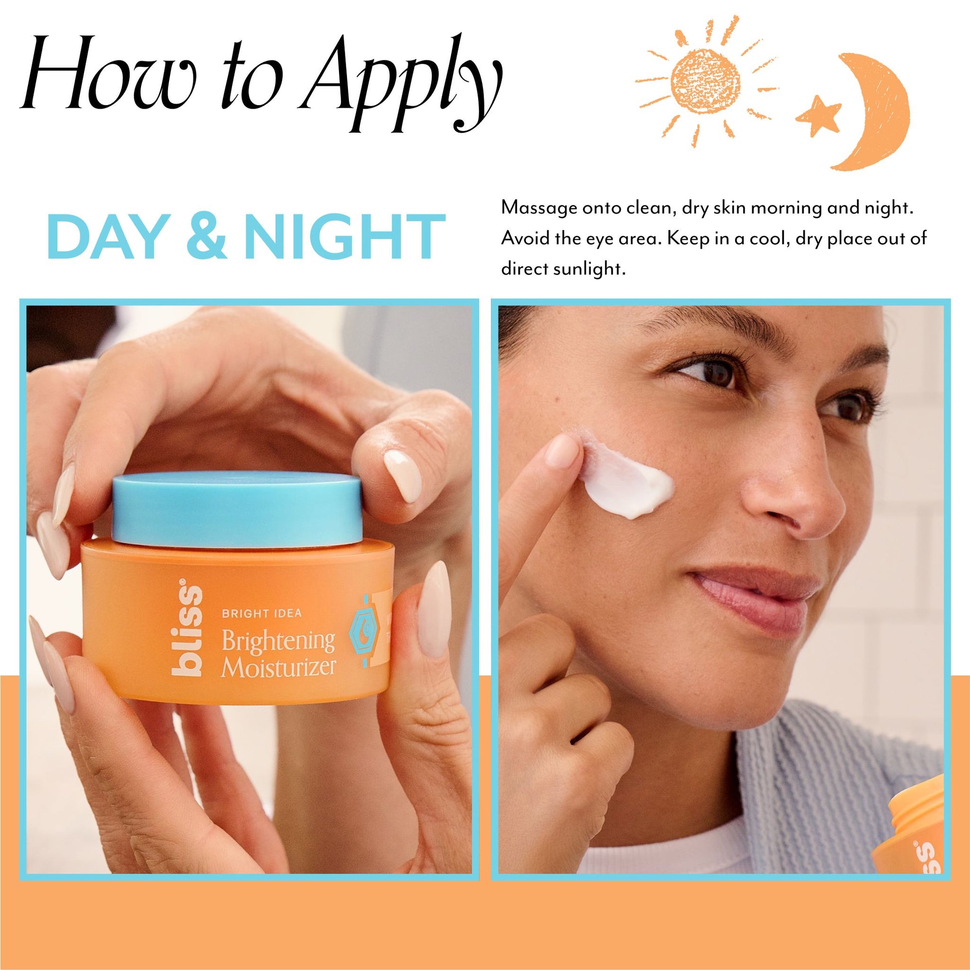 bright idea moisturizer - how to