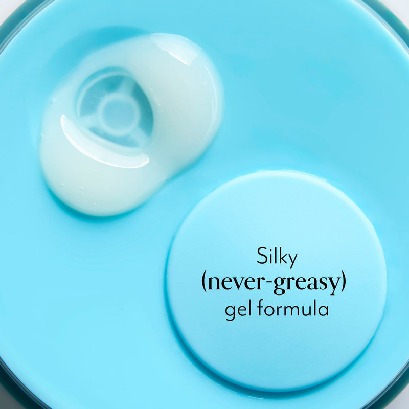 Clear Genius Clarifying Gel Moisturizer with Clarity 5 Complex texture with callout