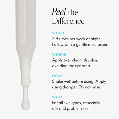 clear genius peel - how to use
