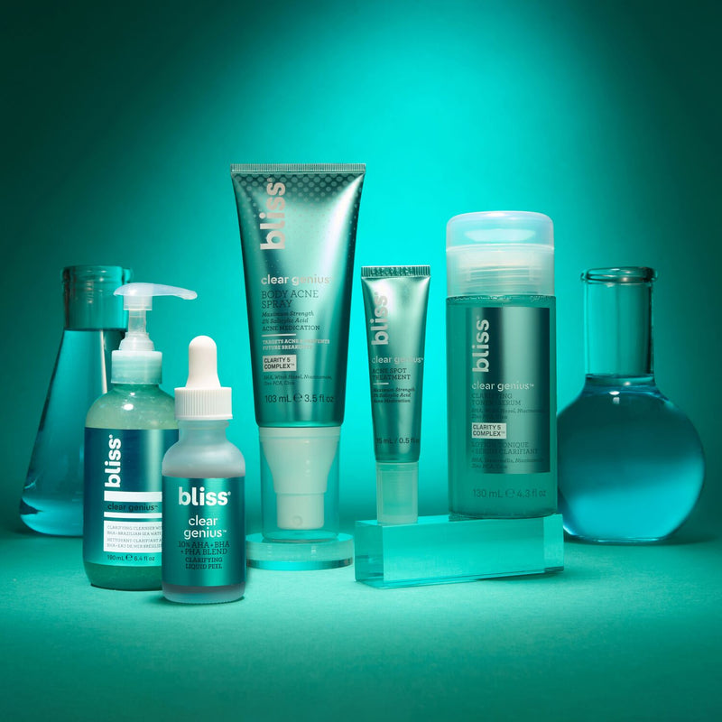 clear genius toner + serum lifestyle