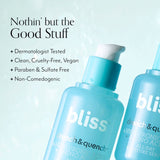 Bliss x LG Drench & Quench Hydrating Serum product callout nothing but good stuff