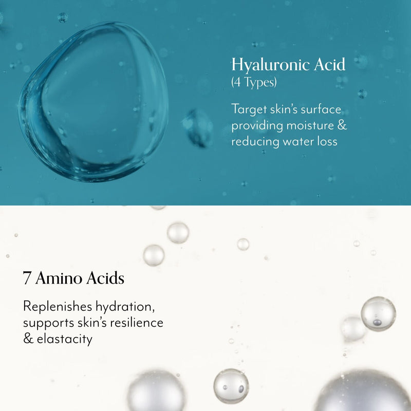 Bliss x LG Drench & Quench Hydrating Serum key ingredients 