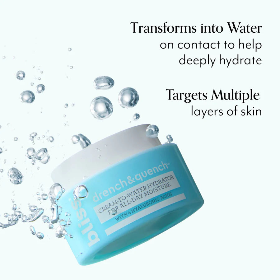 blissful basics kit - drench n quench benefits