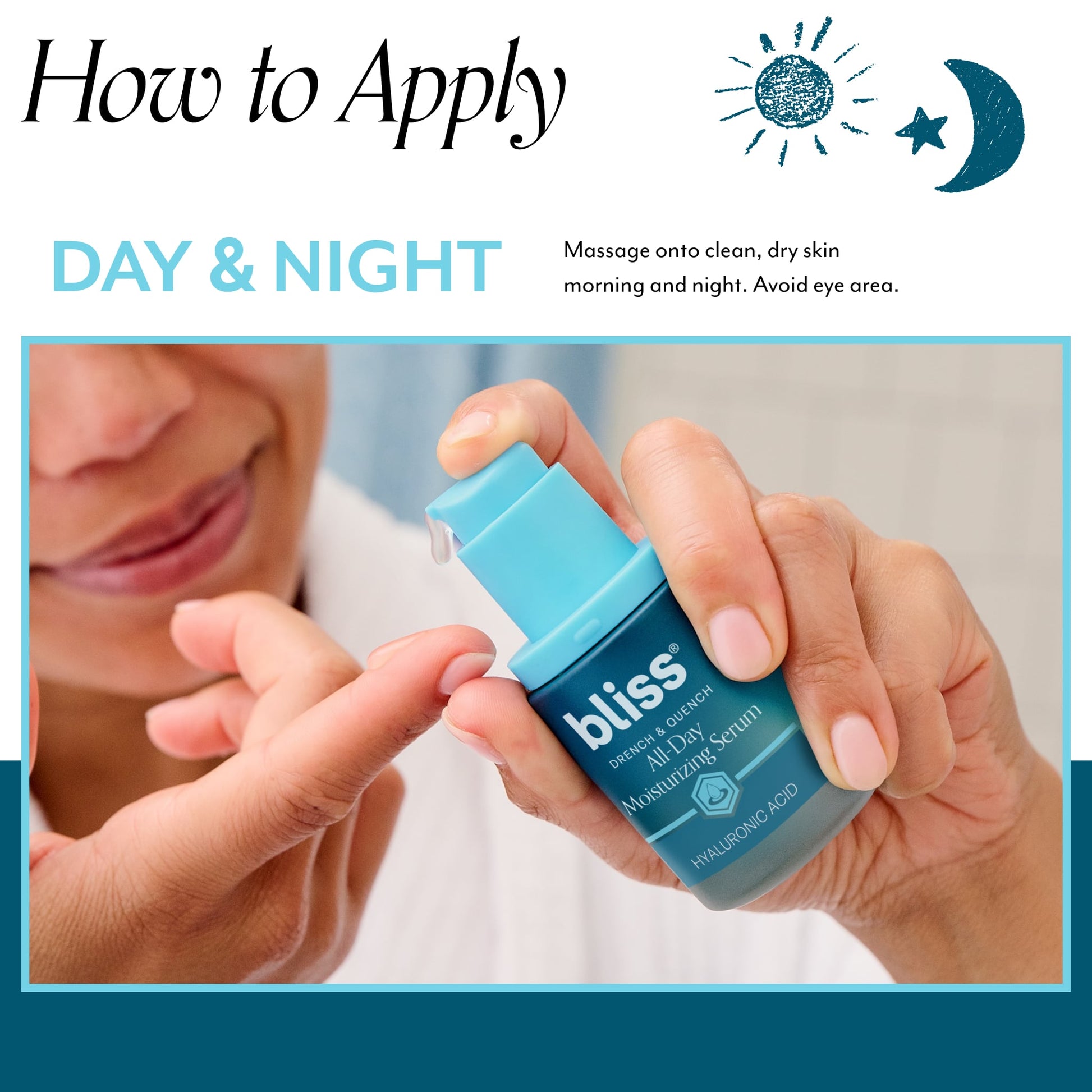 Drench Quench Serum - How to apply