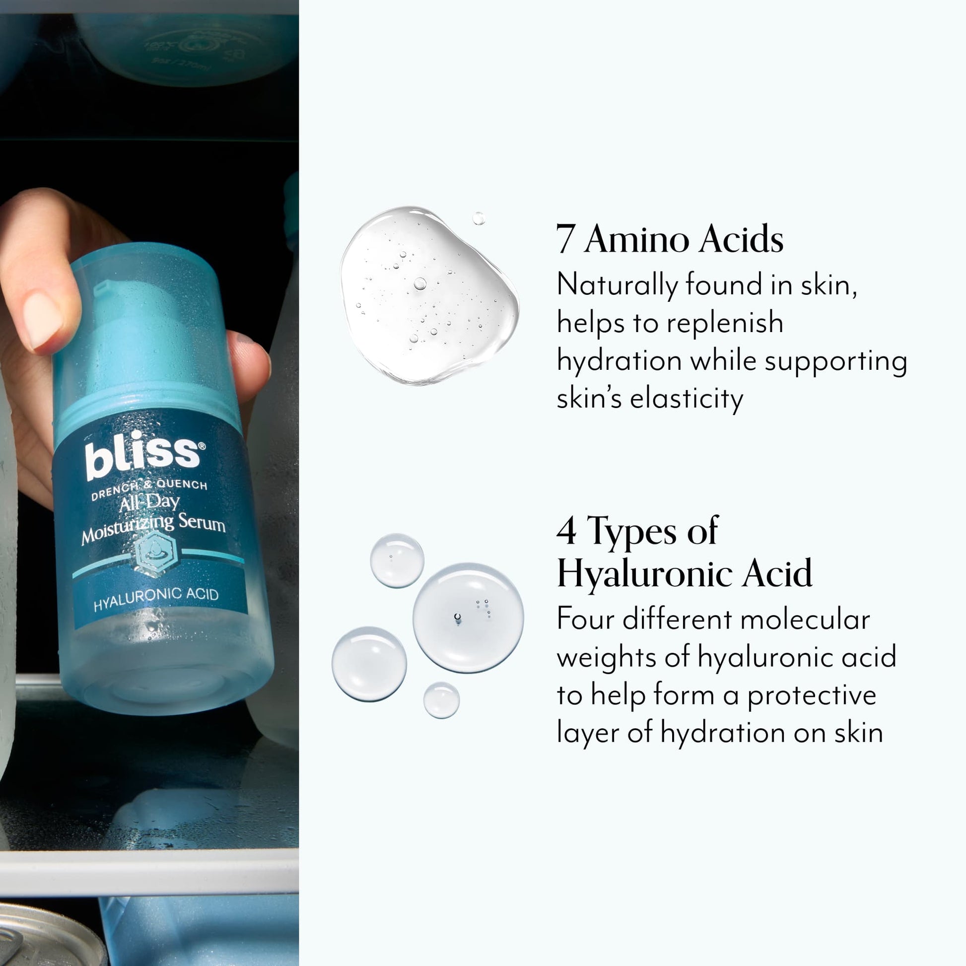 Drench Quench Serum - key ingredients