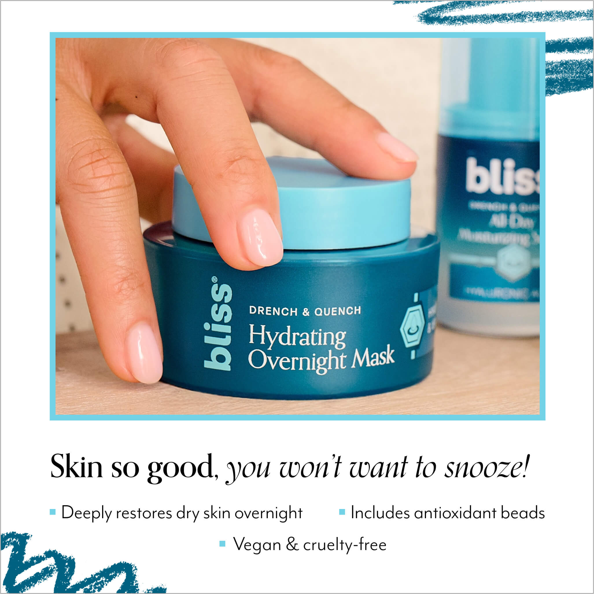 Drench & Quench Hydrating Overnight Mask - benefits