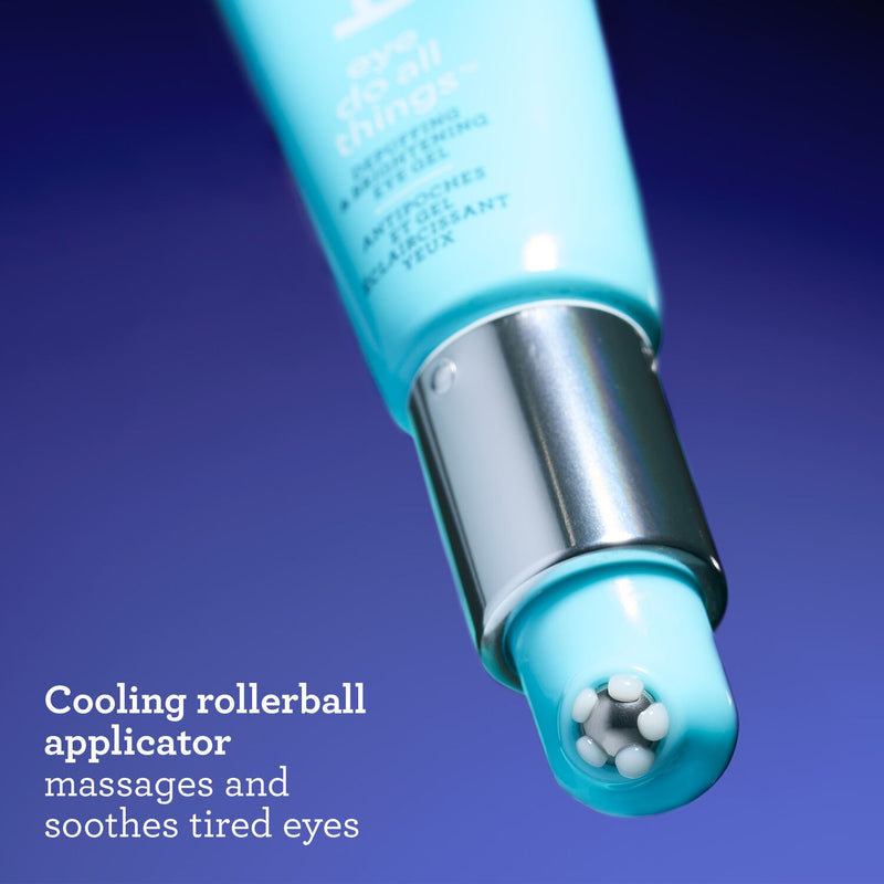 Bliss x LG Eye Do All Things Brightening Eye Gel product benefits cooling roller ball applicator 