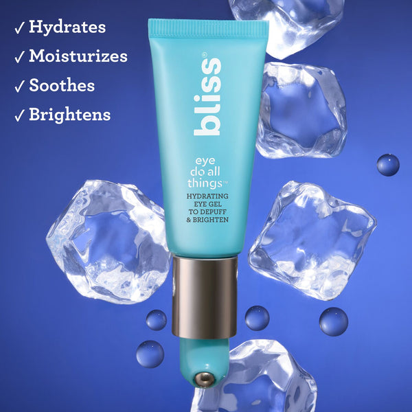 Bliss x LG Eye Do All Things Brightening Eye Gel hydrates, moisturizes, soothes, and brightens