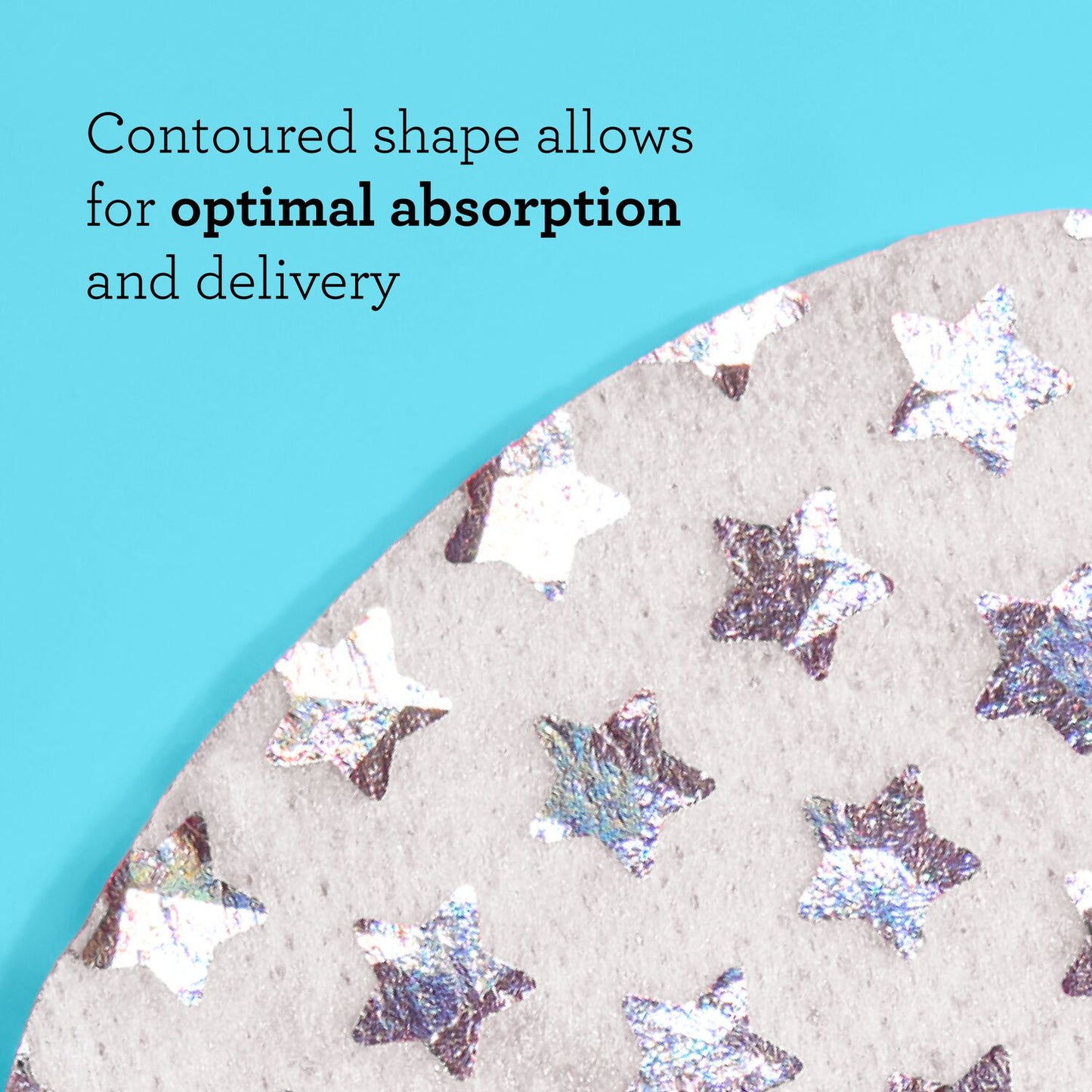 Eye Got This Holographic Foil Eye Masks product benefits - contoured shape allows for optimal absorption and delivery