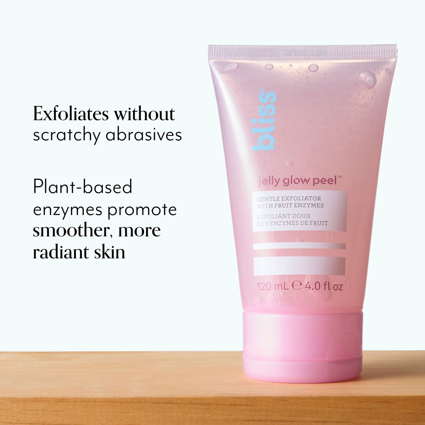 Jelly Glow Peel Gentle Exfoliator benefits plant based