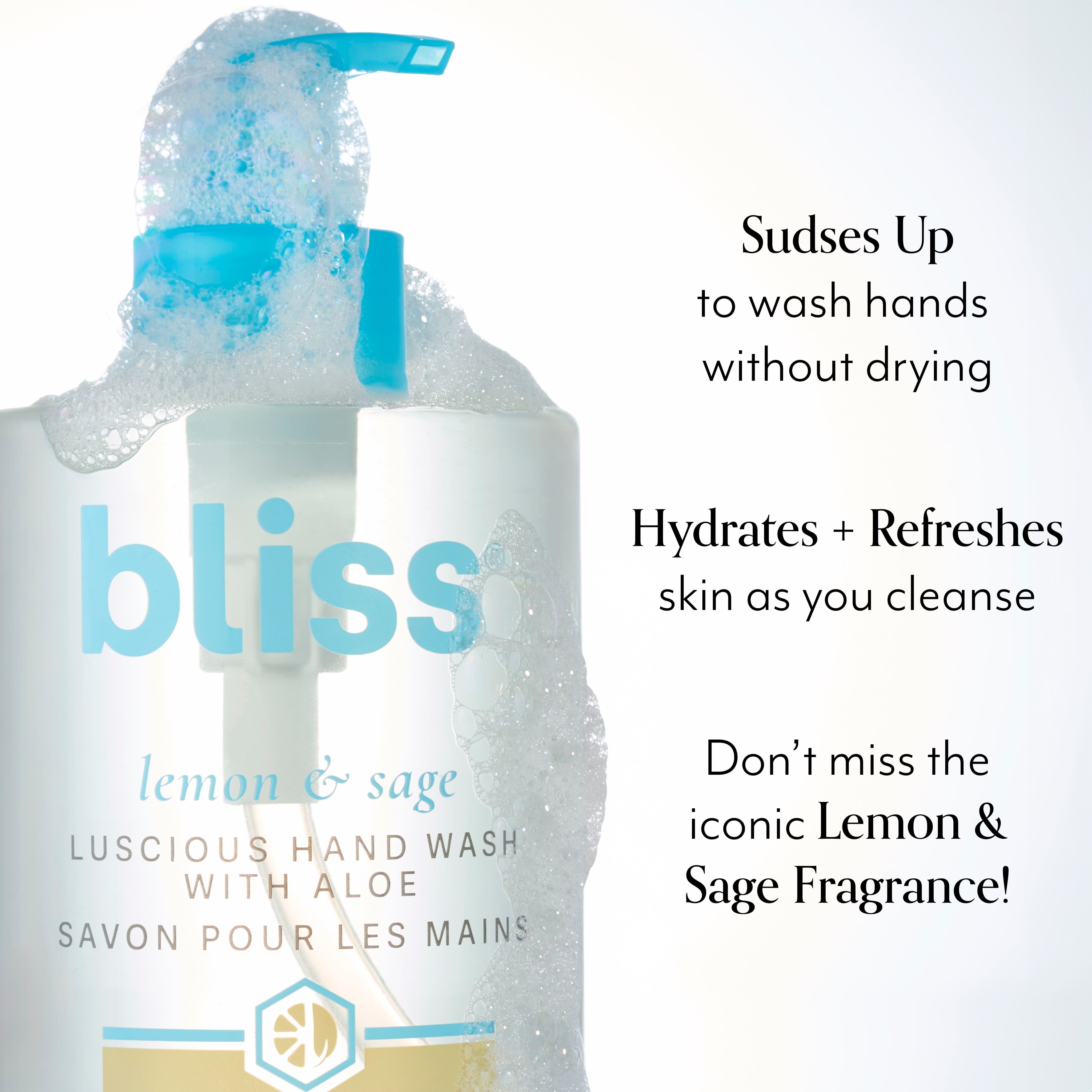 Lemon & Sage Luscious Hand Wash with Aloe Product Benefits