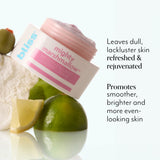 Bliss x LG Mighty Marshmallow Mask product benefits refreshed and rejuvenated