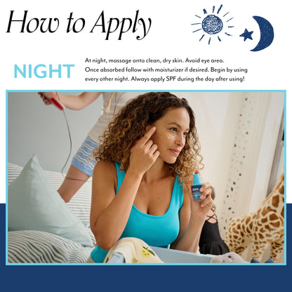 Renew & Smooth Resurfacing Night Serum - How to Apply