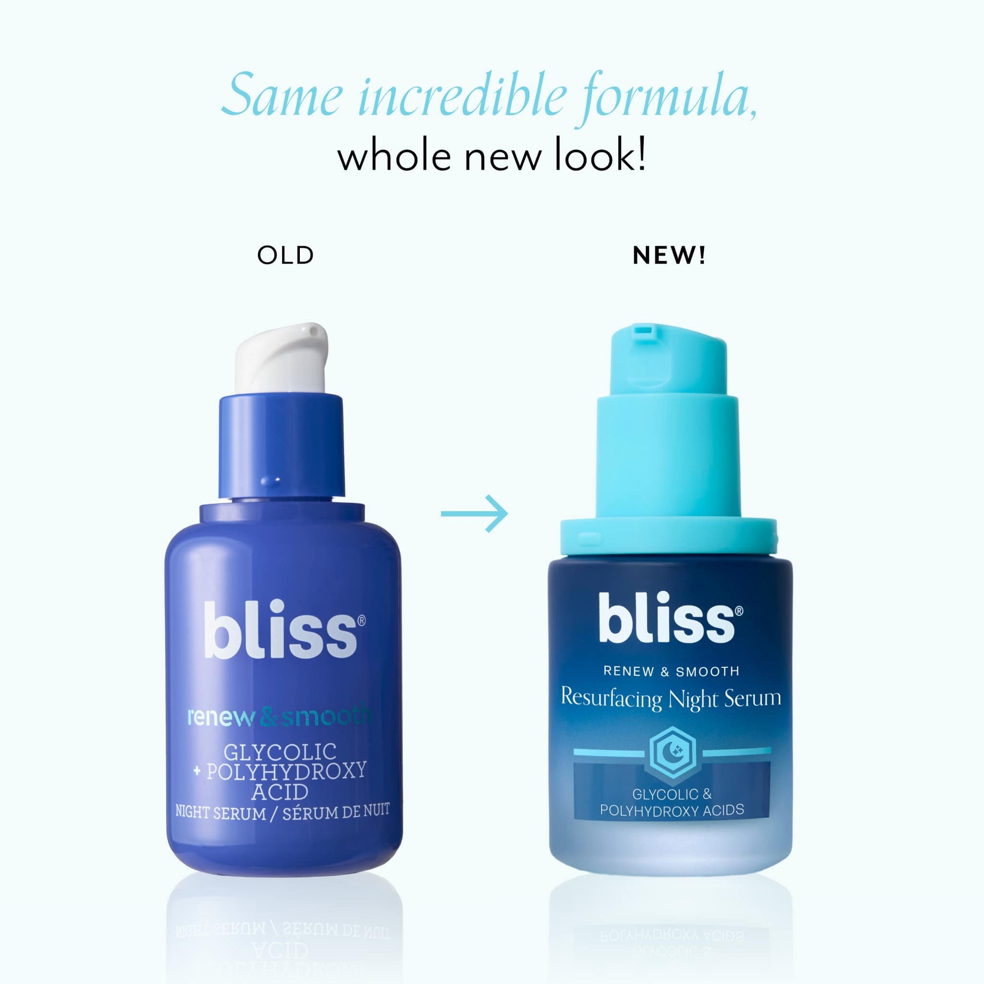 Renew & Smooth Resurfacing Night Serum - new packaging