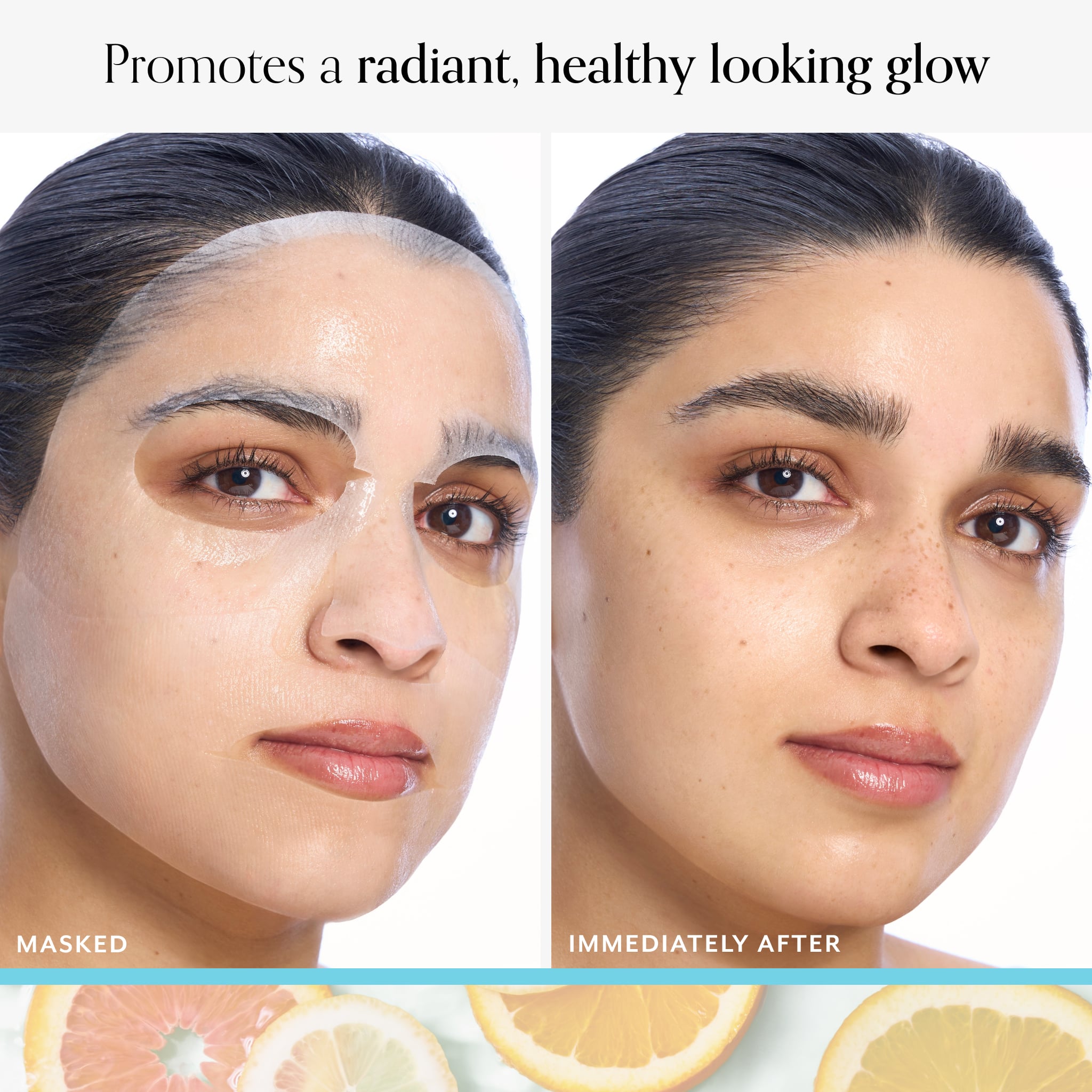 Brightening Sheet Mask model B&A