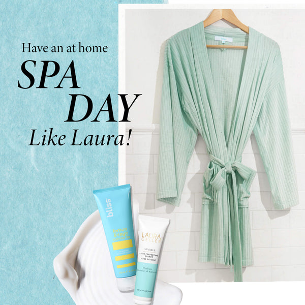Spa at home velour bathrobe Product Callout