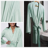 Spa at home velour bathrobe lifestyle 