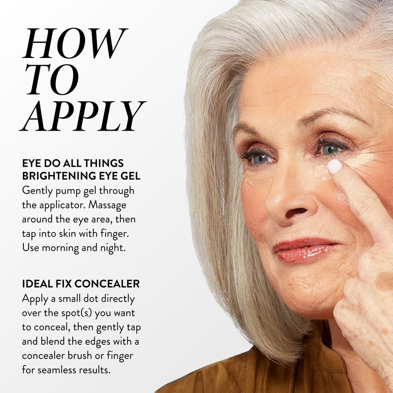 Bliss x LG Under Eye Brightening Duo how to apply