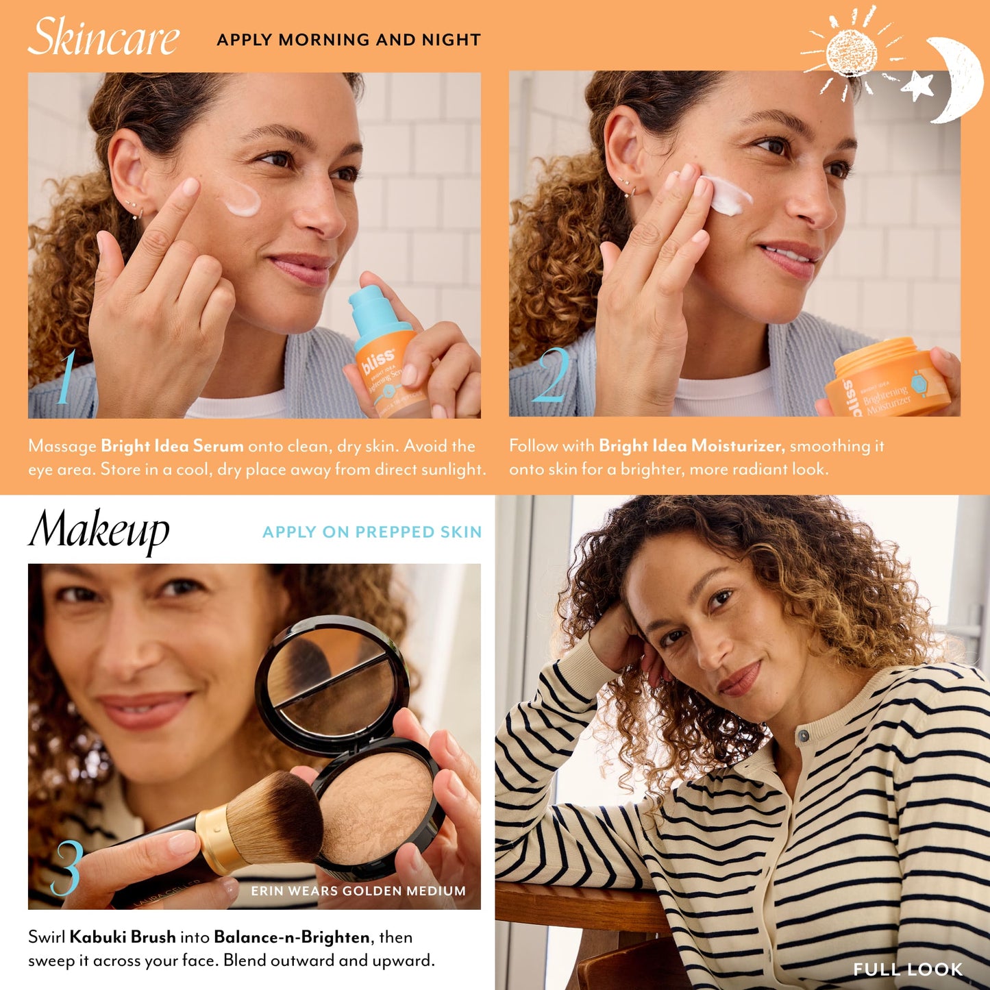 Laura Geller x Bliss The Dark Spot Solution Kit - Natural Finish (4 PC) how to apply 