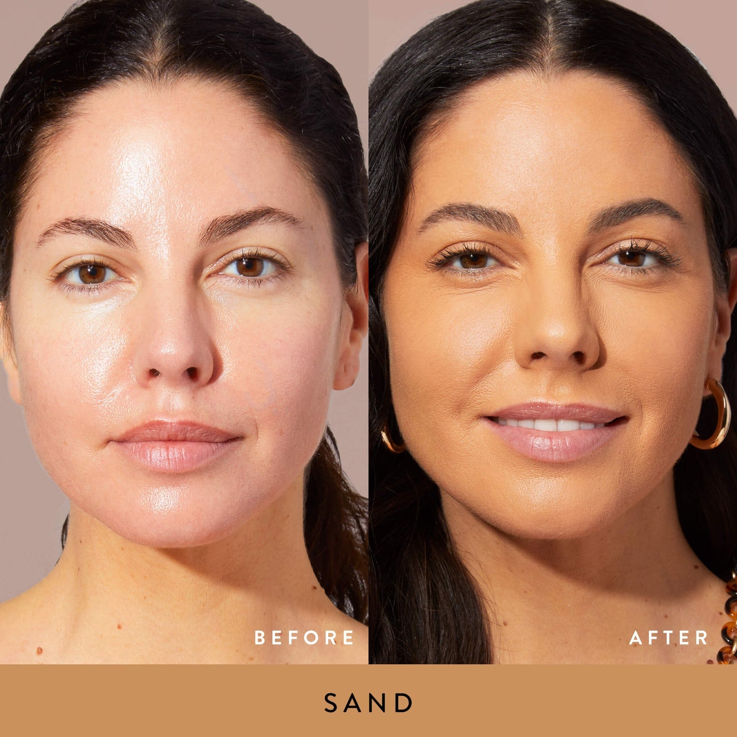 Double take full coverage foundation B&A sand