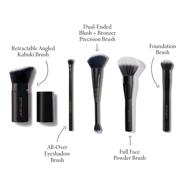 Complete Complexion Makeup Brush Kit (5PC)