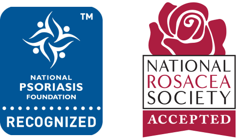 National Psoriasis Foundation and National Rosacea Society logos