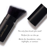 Retractable Angled Kabuki Brush