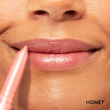 Laura Geller Beauty Kajal Longwear Lip Liner Honey Model Application