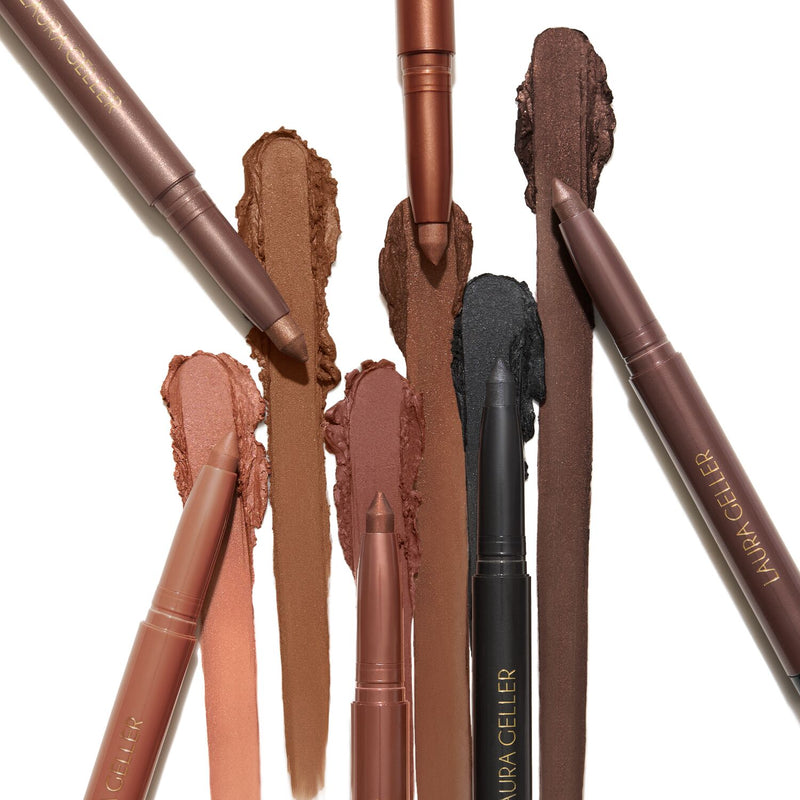  LAURA GELLER NEW YORK Kajal Longwear Kohl Eyeliner Pencil with  Caffeine, Smooth & Blendable Makeup, Dark Brown : Beauty & Personal Care
