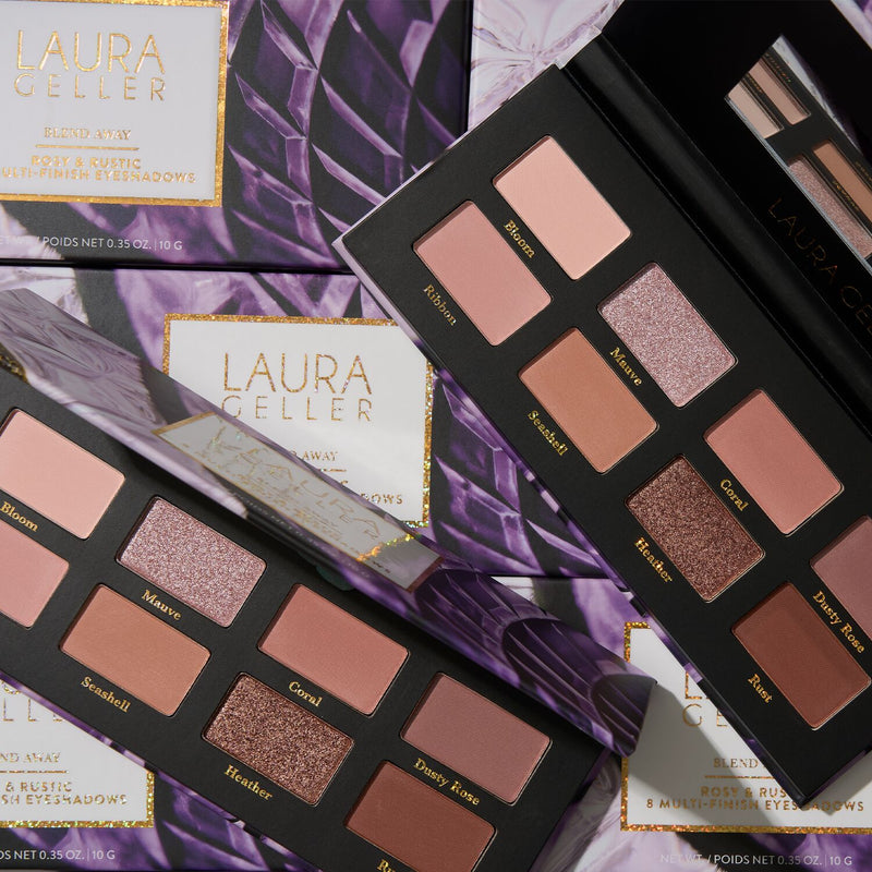Blend Away Rosy & Rustic 8 Multi-Finish Eyeshadows