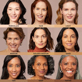 Double Take Baked Full Coverage Foundation Model grid shade groupings