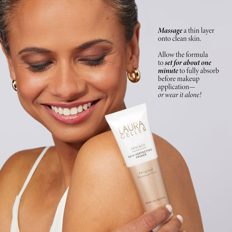 spackle skin perfecting primer original champagne glow how to use