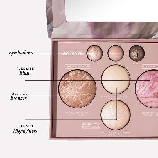 Best of the Best Baked Face Palette infographic