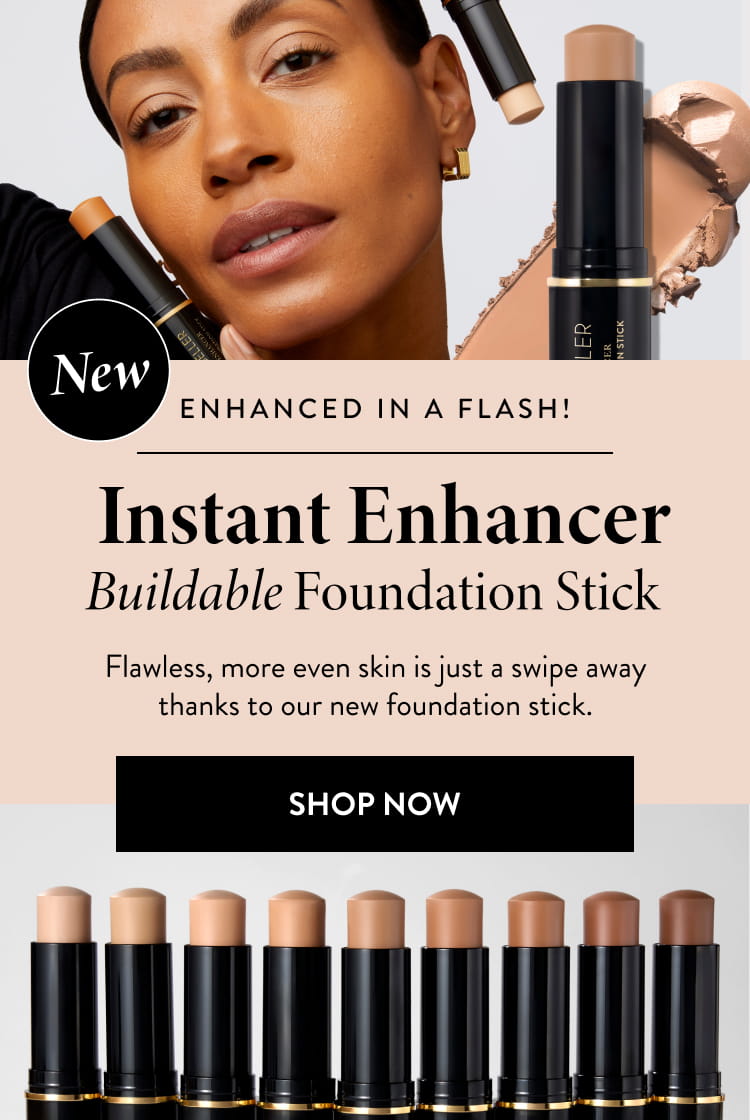 Instant Enhancer Buildable Foundation Stick - flawless, more even skin is just a swipe away thanks to our new foundation stick 