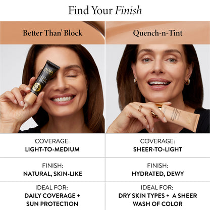 Quench-n-Tint Lightweight Tinted Moisturizer Comaprison Chart new