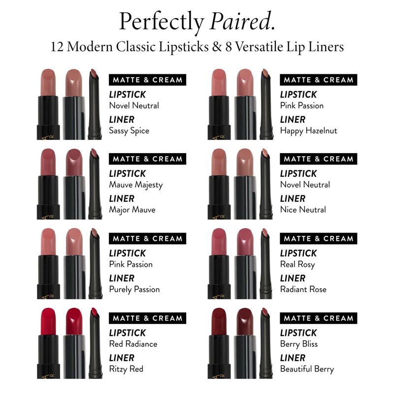 Modern Classic lip liner paired with