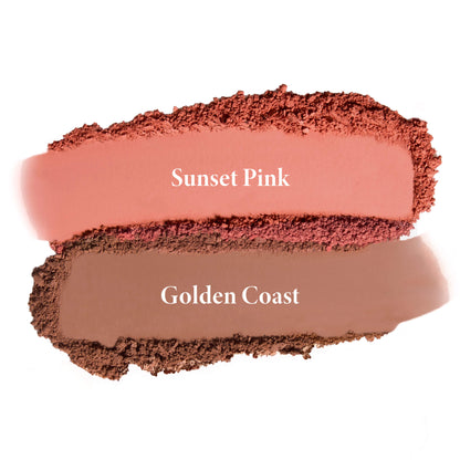 Always in Season Bronzer & Blush Duo Swatch & texture