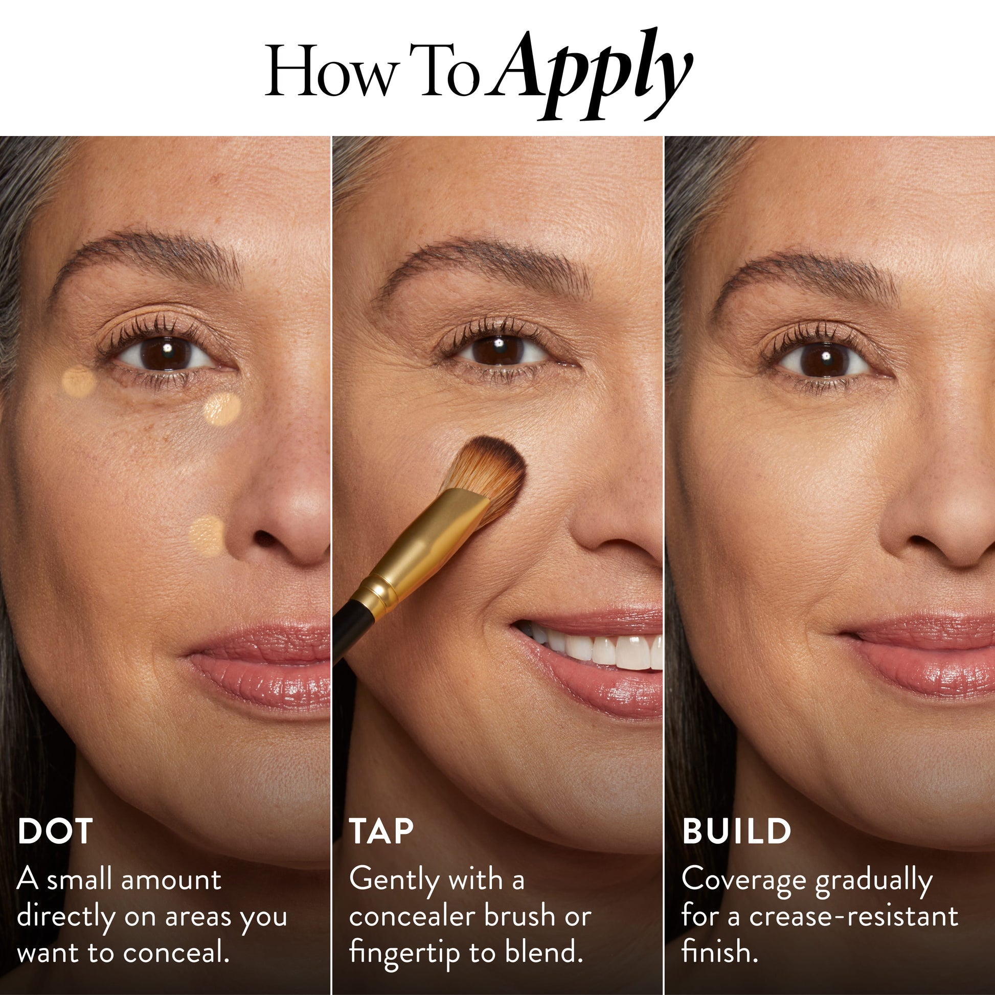 The Ideal Fix Concealer how to apply on model new