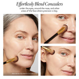 Angled Precision Concealer Brush Model where to apply