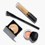 Angled Precision Concealer Brush Lifestyle with concealers
