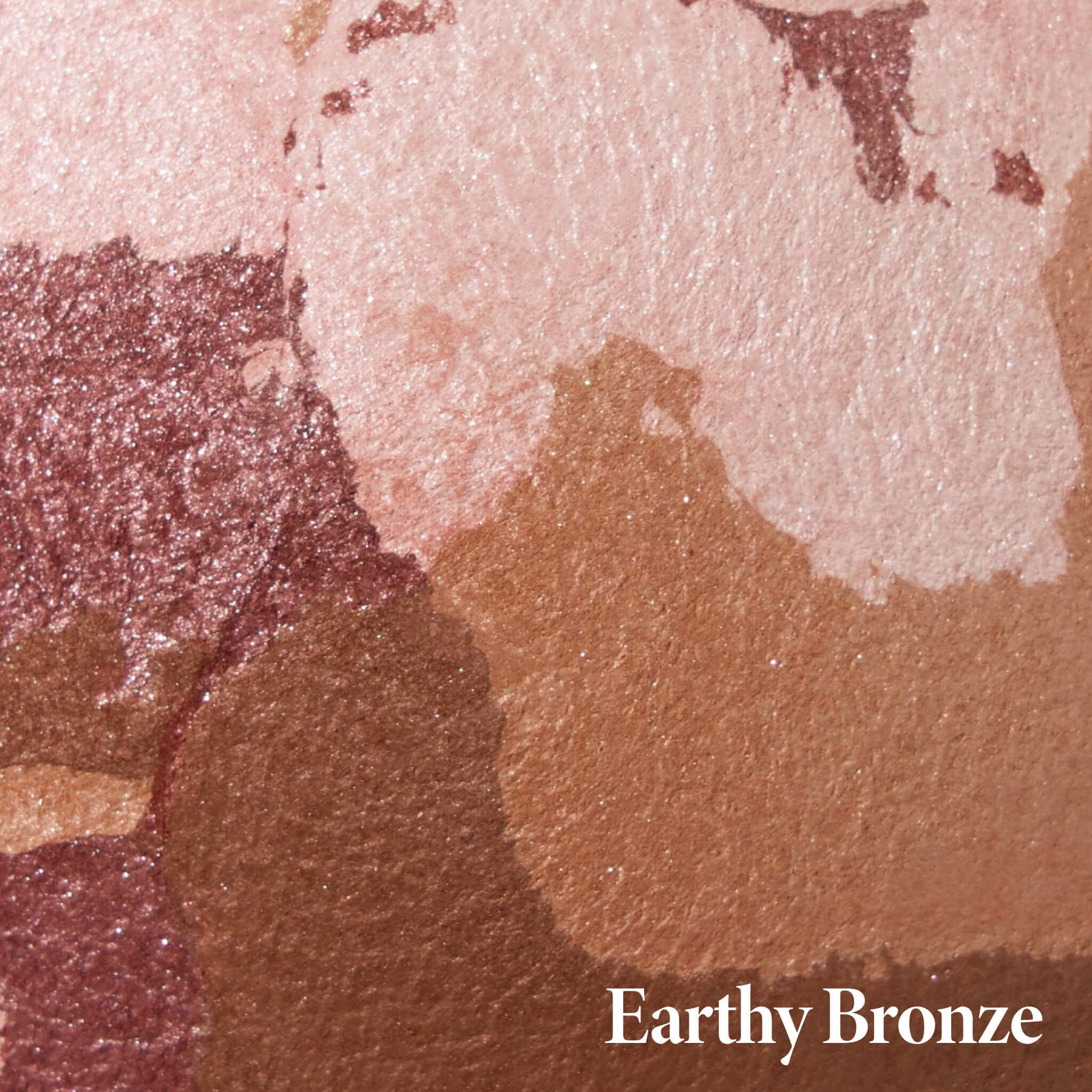Baked Blush-n-Bronze Marbleized 2-in-1 texture in Earthy Bronze