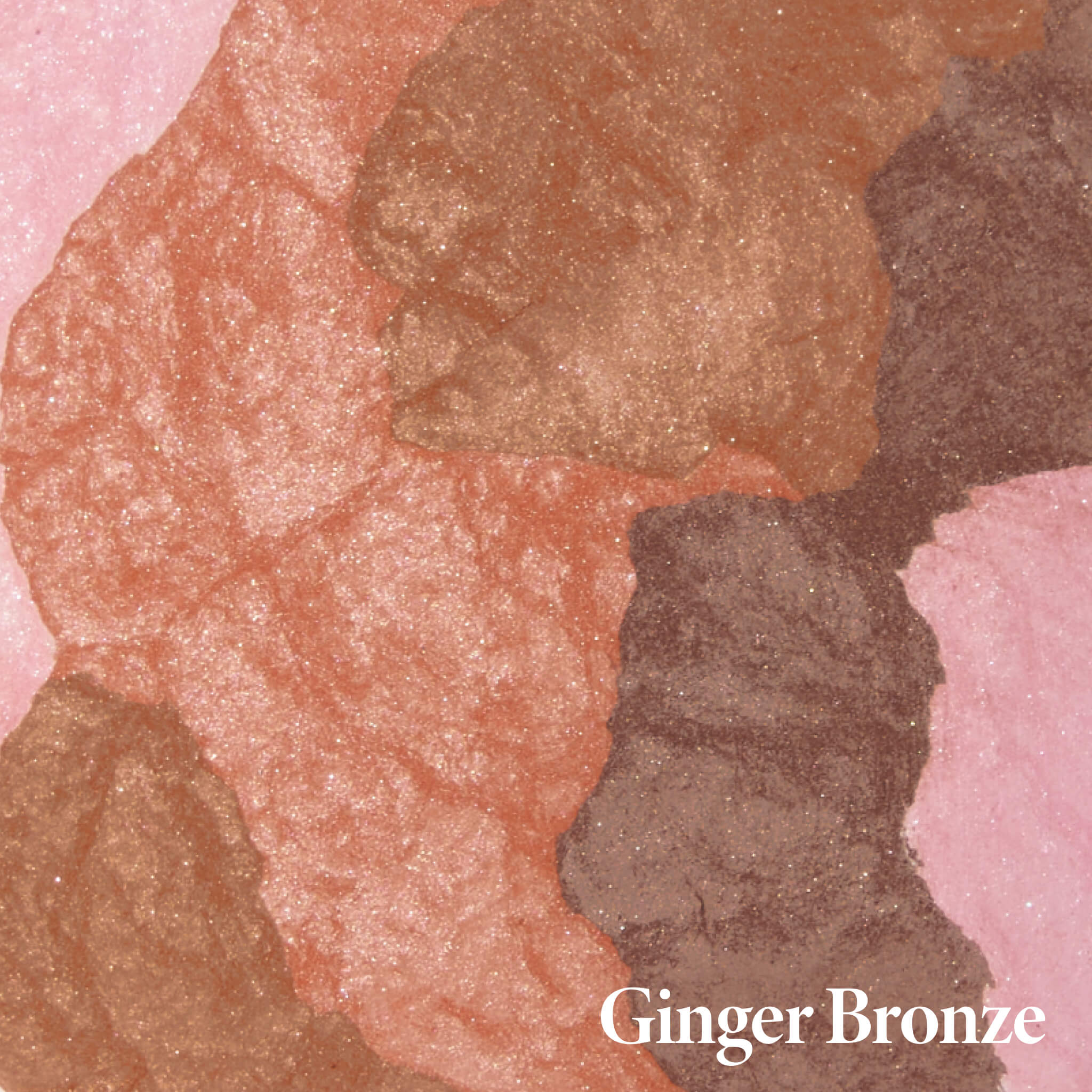 Baked Blush-n-Bronze Marbleized 2-in-1 texture in Ginger Bronze