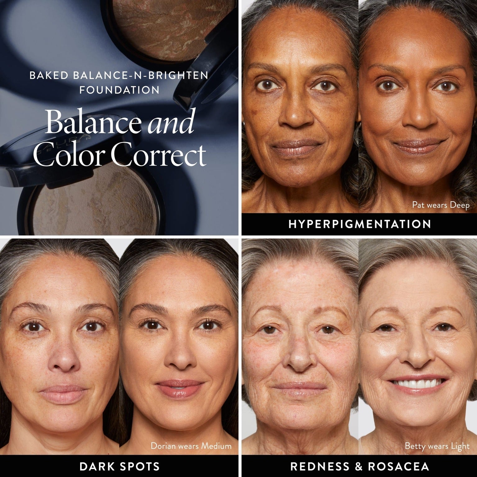 Baked Balance-n-Brighten Color Correcting Foundation | Dermatologist ...
