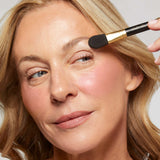 Baked Blush-n-Highlight Split model application light