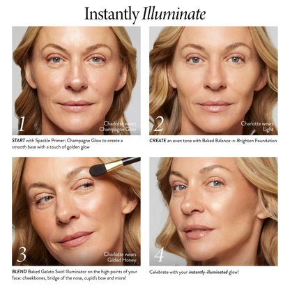 Baked Gelato Swirl Illuminator Gilded Honey - routine builder