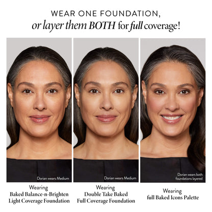 Baked Icons Complete Full Face Palette 3 ways to wear