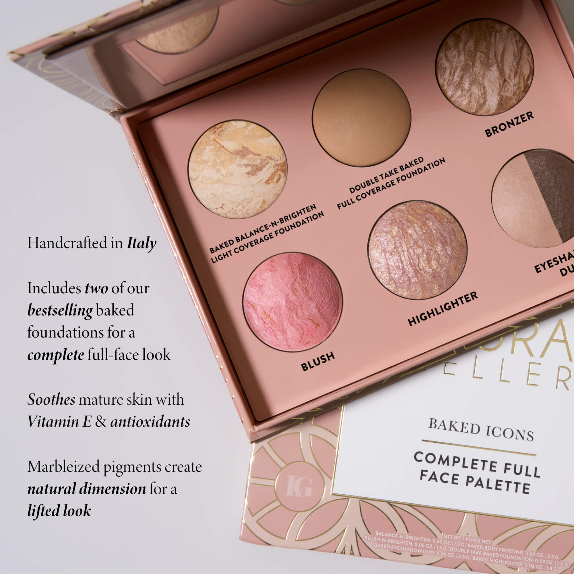 Baked Icons Complete Full Face Palette product benefits